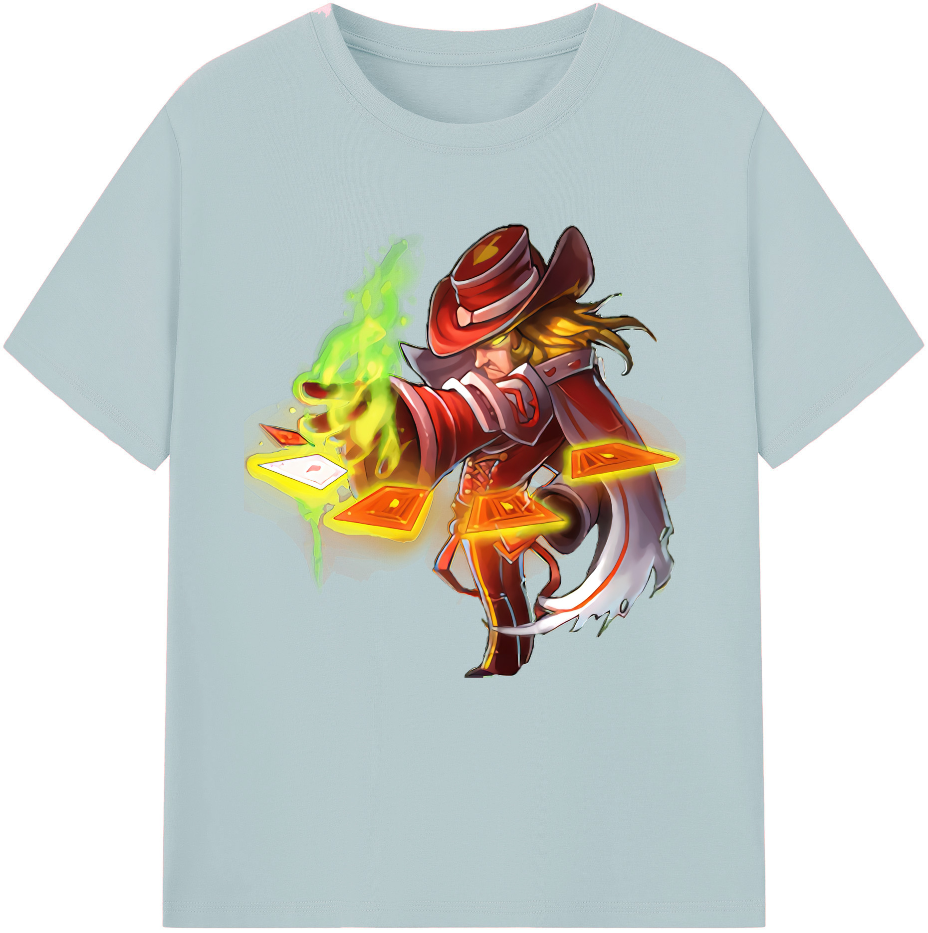 リーグ・オブ・レジェンド League of Legends LOL 綿100％半袖Tシャツ（フロントプリント）